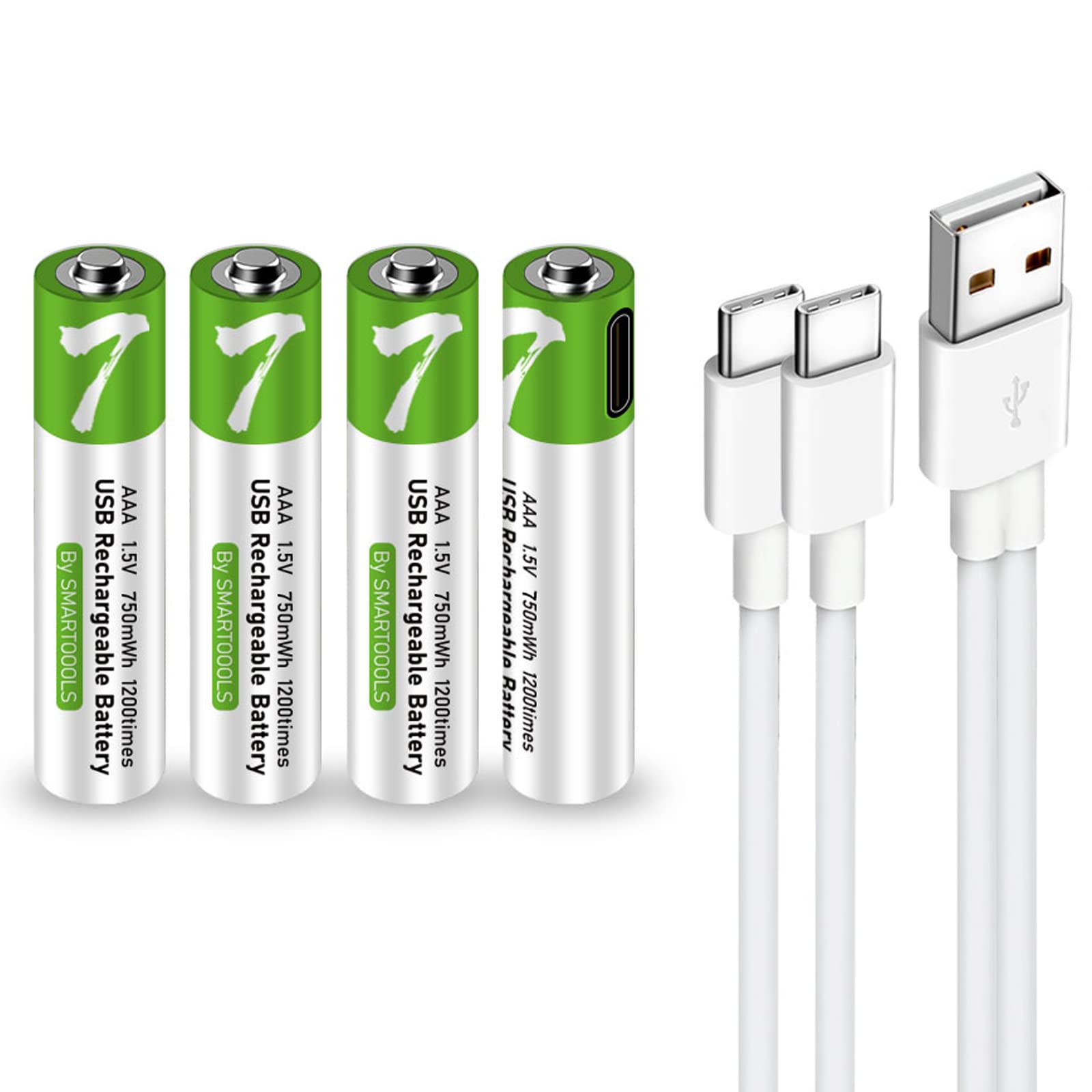 Amazon.com: CAMELCELL 4 Pack AAA Battery,Rechargeable AAA